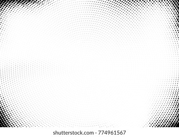 Dotted halftone background. Grunge vector pattern for business design. Gradient texture in pop art style. Universal stipple dot template
