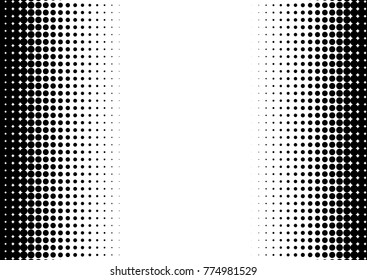 Dotted halftone background. Grunge vector pattern for business design. Gradient texture in pop art style. Universal stipple dot template