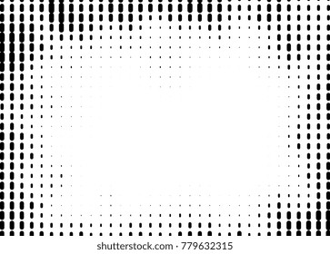 Dotted halftone background. Grunge vector pattern for business design. Gradient texture in pop art style. Universal stipple dot template