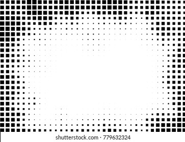 Dotted halftone background. Grunge vector pattern for business design. Gradient texture in pop art style. Universal stipple dot template