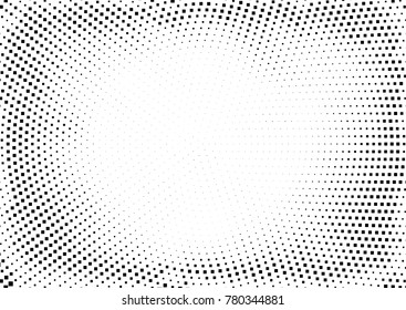 Dotted halftone background. Grunge vector pattern for business design. Gradient texture in pop art style. Universal stipple dot template