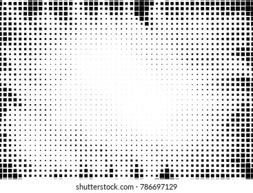 Dotted halftone background. Grunge vector pattern for business design. Gradient texture in pop art style. Universal stipple dot template