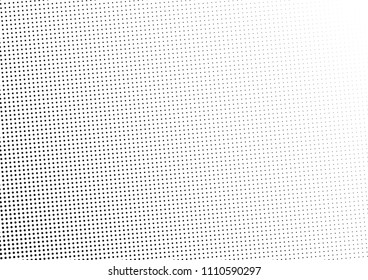 Dotted Halftone Background. Modern Abstract Backdrop. Points Pattern. Distressed Grunge Texture. Vector illustration