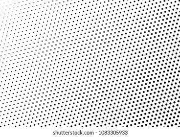 Dotted Halftone Background. Modern Dots Backdrop. Fade Overlay. Pop-art Pattern. Vector illustration