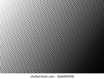 Dotted Halftone Background. Modern Overlay. Distressed Points Pattern. Grunge Texture. Vector illustration