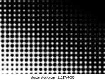Dotted Halftone Background. Modern Pattern. Grunge Texture. Fade Backdrop. Vector illustration