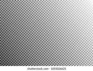 Dotted Halftone Background. Monochrome Texture. Pop-art Backdrop. Dots Pattern. Vector illustration