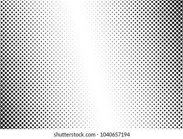 Dotted Halftone Background. Points Abstract Pattern. Fade Gradient Texture. Pop-art Backdrop. Vector illustration