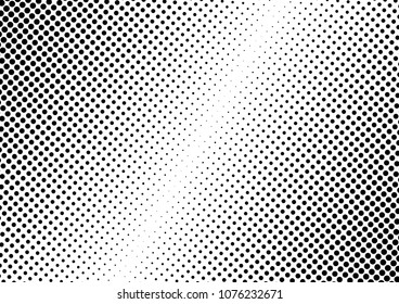Dotted Halftone Background. Points Backdrop. Gradient Texture. Dots Grunge Pattern. Vector illustration