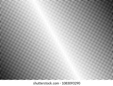 Dotted Halftone Background. Points Backdrop. Black and White Texture. Fade Overlay. Vector illustration