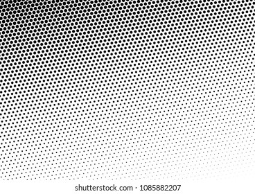 Dotted Halftone Background. Points Backdrop. Monochrome Texture. Abstract Pattern. Vector illustration