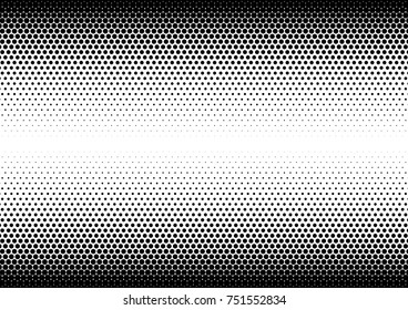 Dotted Halftone Background. Points Modern Pattern. Distressed Overlay. Pop-art Fade Backdrop. Vector illustration