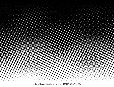 Dotted Halftone Background. Points Monochrome Texture. Abstract Overlay. Vintage Backdrop. Vector illustration