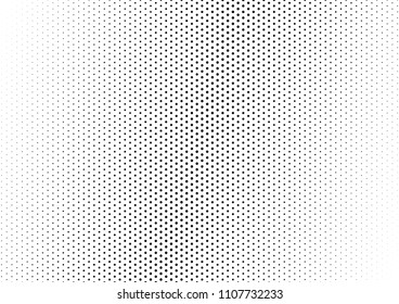 Dotted Halftone Background. Points Monochrome Texture. Fade Grunge Pattern. Modern Overlay. Vector illustration