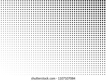 Dotted Halftone Background. Points Texture. Vintage Modern Backdrop. Grunge Overlay. Vector illustration