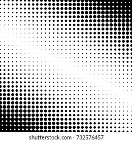 Dotted Halftone Background. Points Vintage Backdrop. Modern Gradient Pattern. Vector illustration