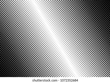 Dotted Halftone Background. Pop-art Backdrop. Abstract Monochrome Pattern. Grunge Dots Texture. Vector illustration
