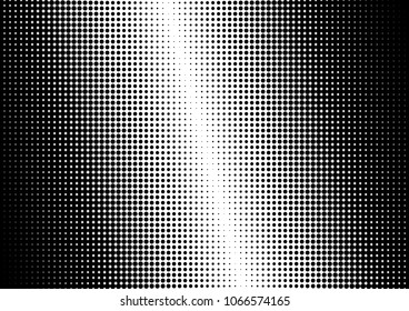 Dotted Halftone Background. Pop-art Pattern. Distressed Points Texture. Modern Backdrop. Vector illustration