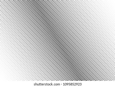 Dotted Halftone Background. Pop-art Pattern. Abstract Texture. Monochrome Overlay. Vector illustration