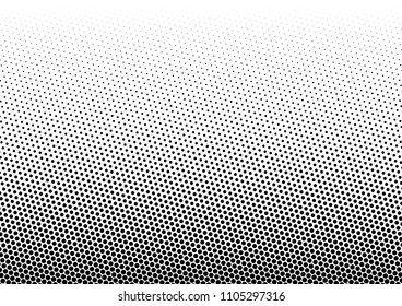Dotted Halftone Background. Pop-art Points Backdrop. Gradient Distressed Texture. Grunge Overlay. Vector illustration