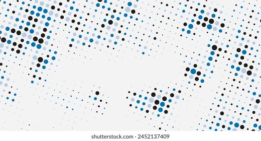 dotted halftone background vector illustration