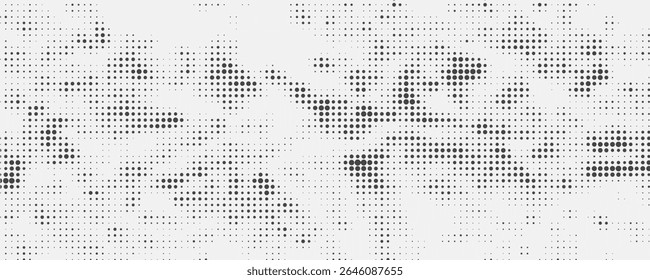 Diseño retro en blanco y negro con semitono punteado. Plantilla de fondo Abstractas de la página del estilo del arte pop. Ilustración vectorial
