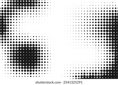 Dotted halftone fluid textured background. Half tone pixelated abstract texture