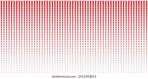 Dotted halftone gradient texture. Vanishing polka dot background. Repeating dots gradation pattern background. Black fading comic pop art overlay backdrop. Raster effect wallpaper. vector design eps10