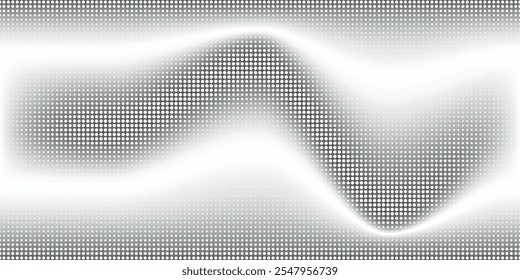 Dotted halftone gradient texture. Vanishing polka dot background. Repeating dots gradation pattern background. Black fading comic pop art overlay backdrop. Raster effect wallpaper.