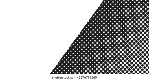 Dotted halftone gradient texture. Vanishing polka dot background. Repeating dots gradation pattern background simple art modern abstract