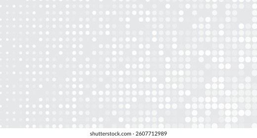 Dotted halftone gradient texture. Vanishing polka dot background. Repeating dots gradation modern abstract simple design