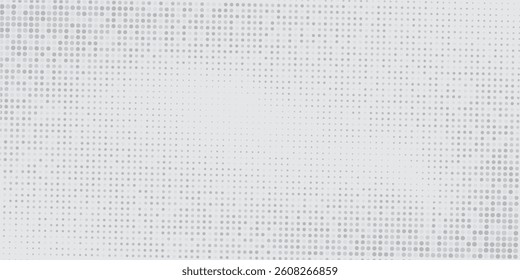 Dotted halftone gradient texture. Vanishing polka dot background. Repeating dots gradation modern abstract simple design