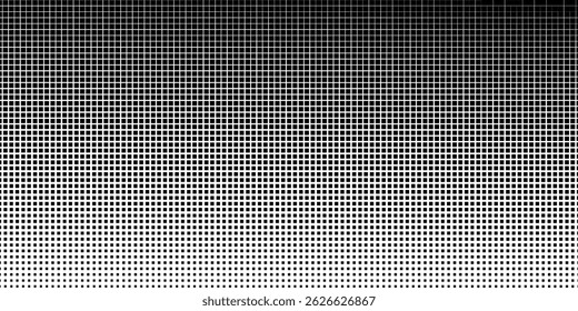 Dotted halftone gradient texture. Vanishing polka dot background simple abstract