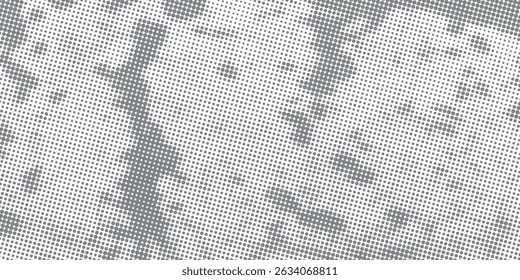 Dotted halftone gradient texture. Vanishing polka dot background. Repeating dots gradation pattern background. Black fading comic pop art overlay backdrop. Raster effect wallpaper. Vector halftone