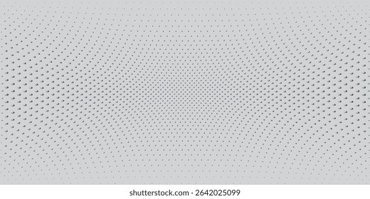 Dotted halftone gradient texture. Vanishing polka dot background. Repeating dots gradation pattern background. black fading comic pop art overlay backdrop. Raster effect wallpaper. eps 10