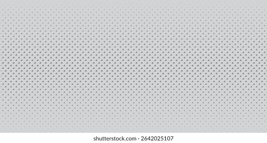 Dotted halftone gradient texture. Vanishing polka dot background. Repeating dots gradation pattern background. black fading comic pop art overlay backdrop. Raster effect wallpaper. eps 10