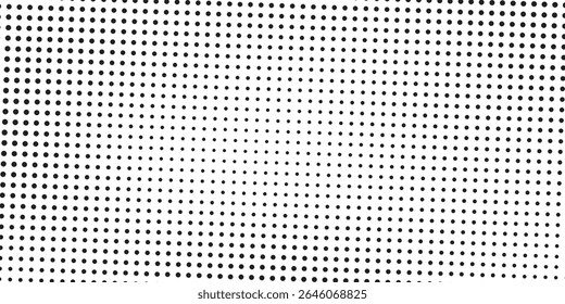 Dotted halftone gradient texture. Vanishing polka dot background simple art modern