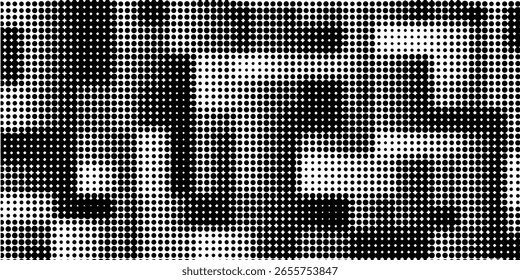 Textura de gradiente de meio-tom pontilhado. Plano de fundo de ponto de polca de fuga. Plano de fundo do padrão de gradação de pontos de repetição. Preto desvanecimento quadrinhos pop art sobreposição pano de fundo. vetor	