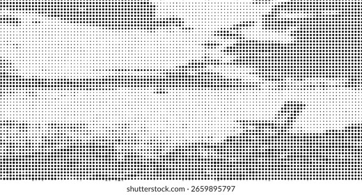 Dotted halftone gradient texture. Vanishing polka dot background. Repeating dots gradation pattern background.