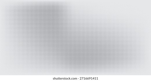 Textura de gradiente de meio-tom pontilhado. Plano de fundo de ponto de polca de fuga. Repetindo pontos padrão de gradação artes modernas pontilhado eps10