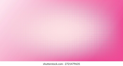 Dotted halftone gradient texture. Vanishing polka dot background. Repeating dots gradation pattern background. Black fading comic pop art overlay backdrop. Raster effect wallpaper. Vector halftone
