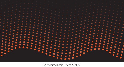 Textura de degradado semitono punteado. Fondo de lunares desapareciendo. Fondo de patrón de gradación de puntos repetitivos. Arte pop cómico de desvanecimiento negro