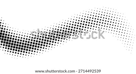 Dotted halftone gradient texture. Vanishing polka dot background. Repeating dots gradation pattern background. Black fading comic pop art