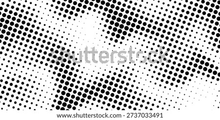 Dotted halftone gradient texture. Vanishing polka dot background. Repeating dots gradation pattern background. Black fading comic pop art overlay backdrop. Raster effect wallpaper. halftone