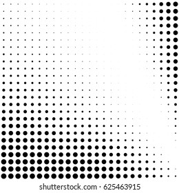 dotted halftone on white. vector illustration