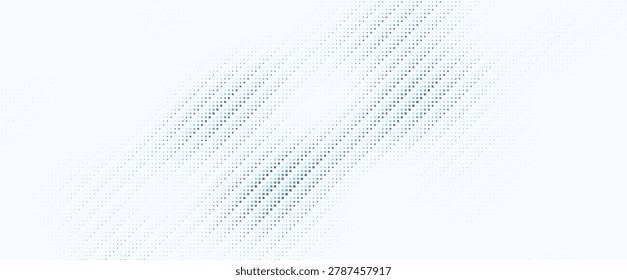 Dotted Halftone Pattern, Wavy Halftone Texture, Dynamic Wave Background for Action Sport, Speed Race, Running, Tennis and Boxing, Technology and Future Innovation BG. Vector Illustration