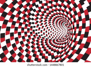 Dotted Halftone Vector Spiral Color Pattern or Texture. Stipple Dot Backgrounds with rectangles