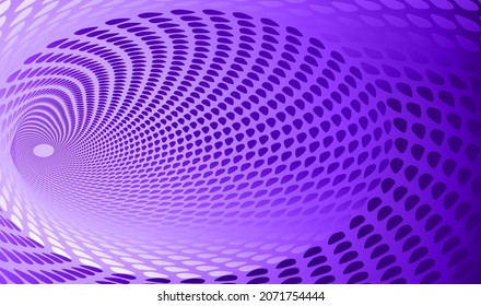 Dotted Halftone Vector Spiral Color Pattern or Texture. Stipple Dot Backgrounds with rectangles
