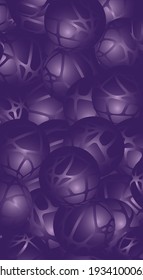 Dotted Halftone Vector Spiral Pattern or Texture. Abstract Background with Striped Spheres