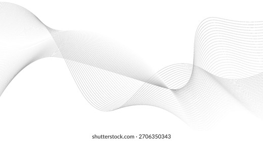 Ondas punteadas de medio tono. Formas líquidas Abstractas, efecto de onda ondas de textura de gradiente punteado conjunto de símbolos de Vector aislados. Ondas de puntos gráficos de semitono.